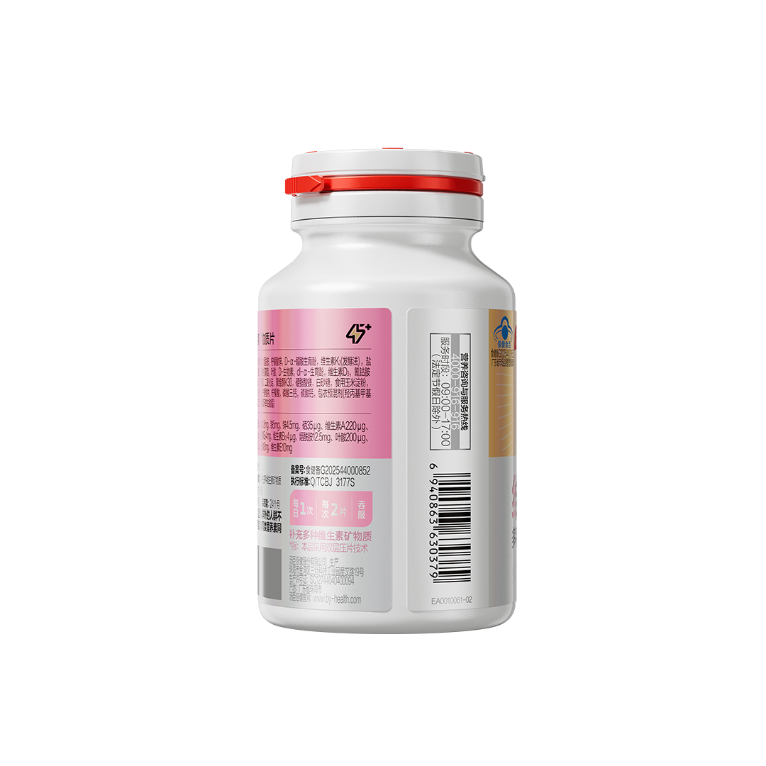 18岁以上女性,18岁以上男性,中晚年人,维生素,矿物质,增补维生素,增补矿物质